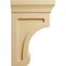 Ekena Millwork 2 1/2"W x 4"D x 6"H Small Gomez Wood Bracket, Alder BKTW02X04X06GOAL - alternate 3